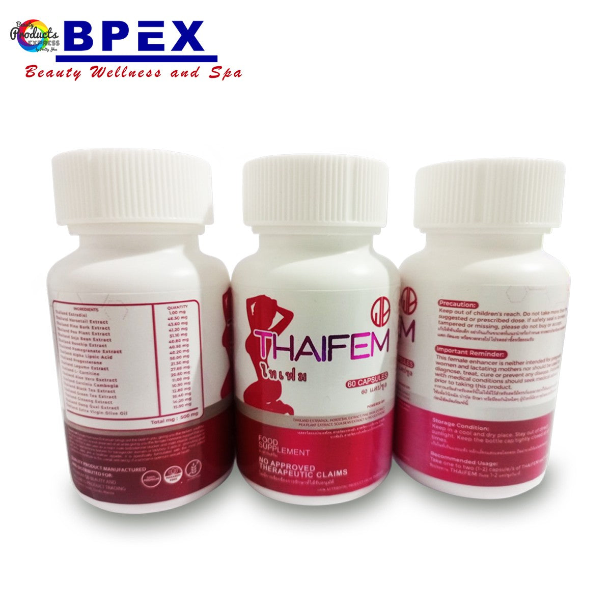 *ThaiFem Beauty Enhancer 60 Capsules